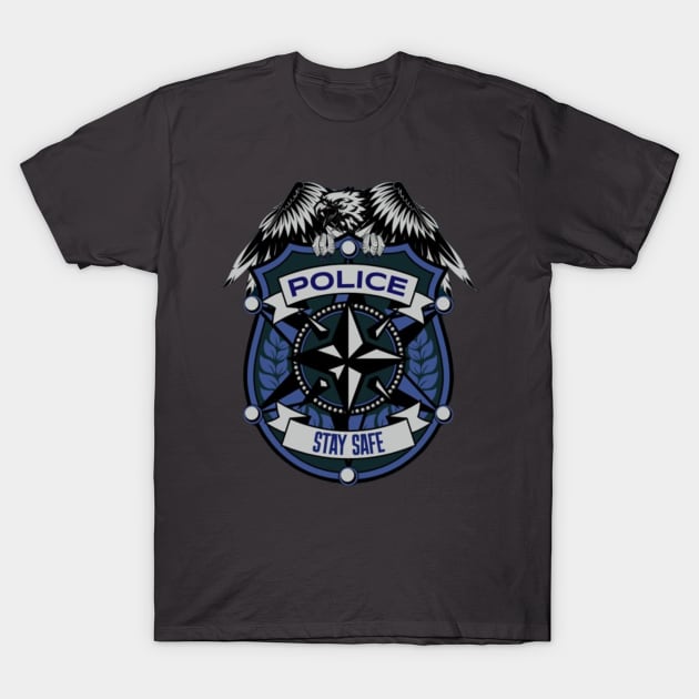 stay safe police day T-Shirt by YuriArt